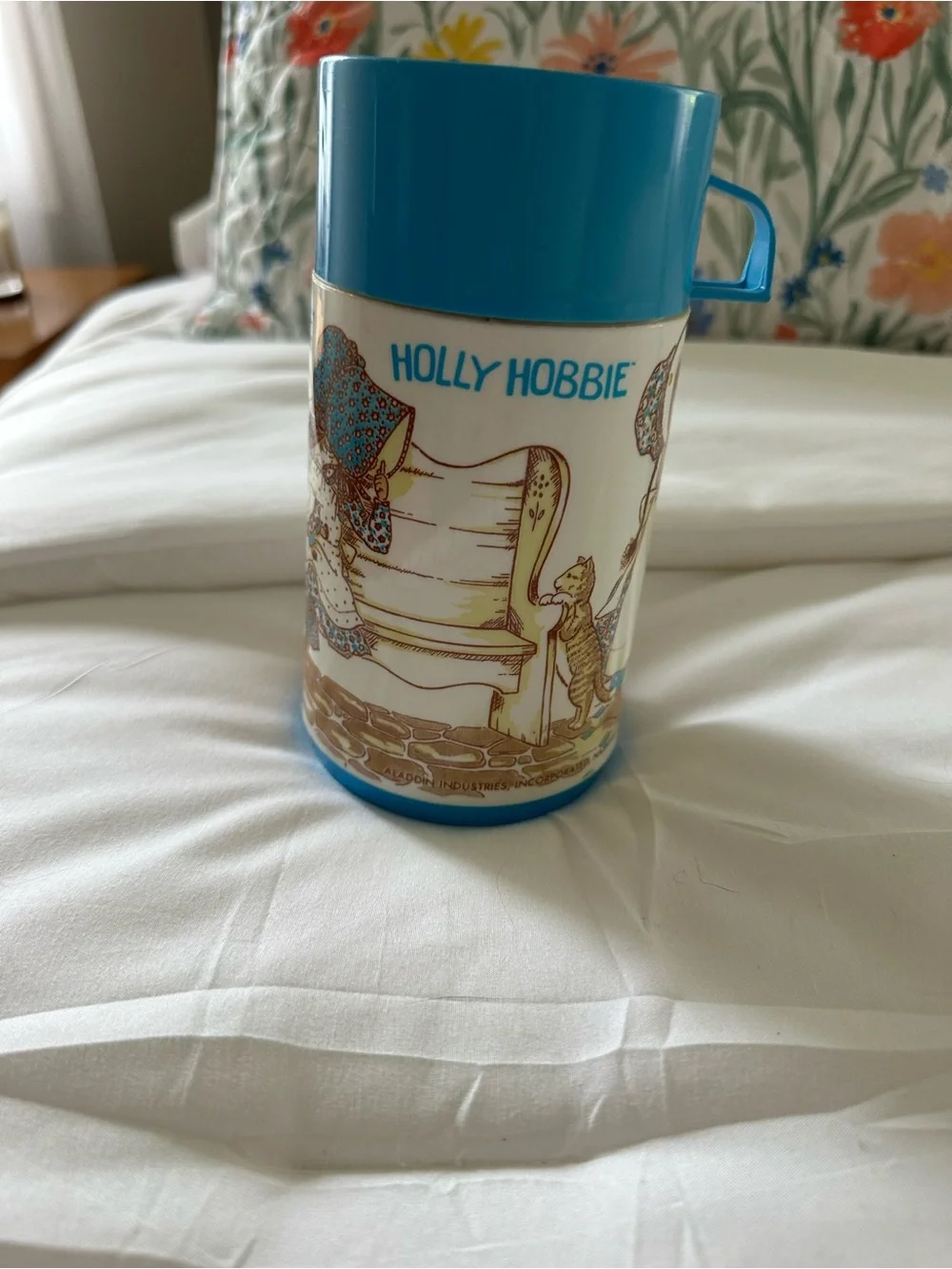 Aladdin Industries Blue Vintage 'Holly Hobbie' Insulated Mug